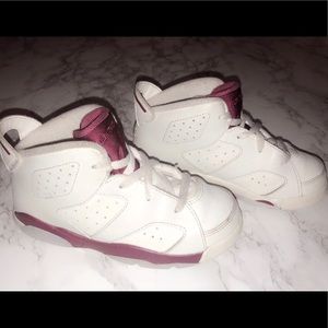 Jordan 6 ‘Maroon’ Toddler Size 10C